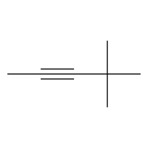 4,4-Dimethyl-2-pentyne structure