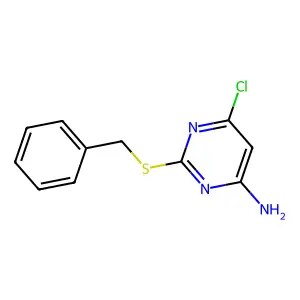 4-Amino-2-(benzylthio)-6-chloropyrimidine structure