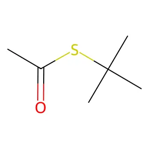 t-Butyl thiolacetate structure